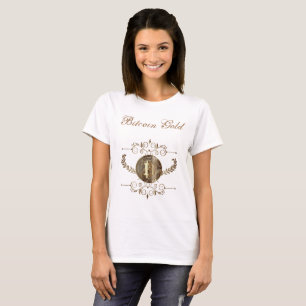 Bitcoin Gold Coin Money Design T-Shirt