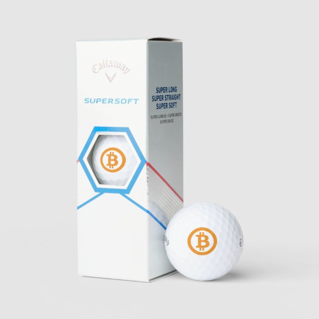 Bitcoin Golf Balls - Callaway supersoft (Packaging)