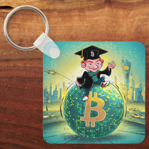 Bitcoin Graduation Key Ring