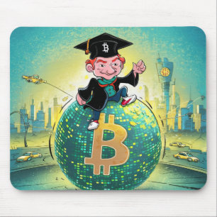 Bitcoin Graduation Mouse Mat