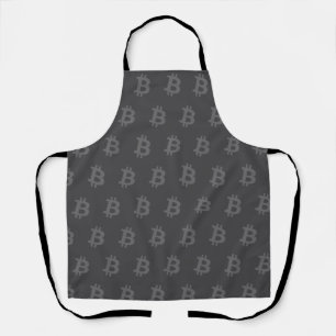 Bitcoin Grey Apron