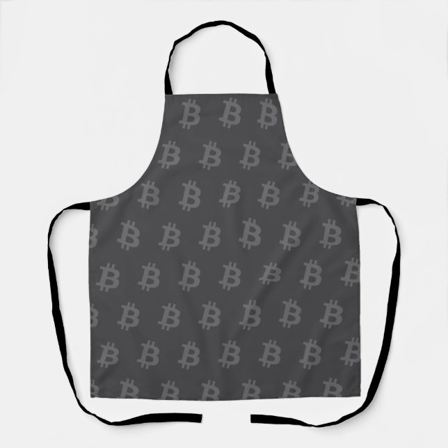 Bitcoin Grey Apron (Front)