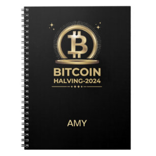 BITCOIN HALVING 2024 Crypto Digital Currency   Notebook