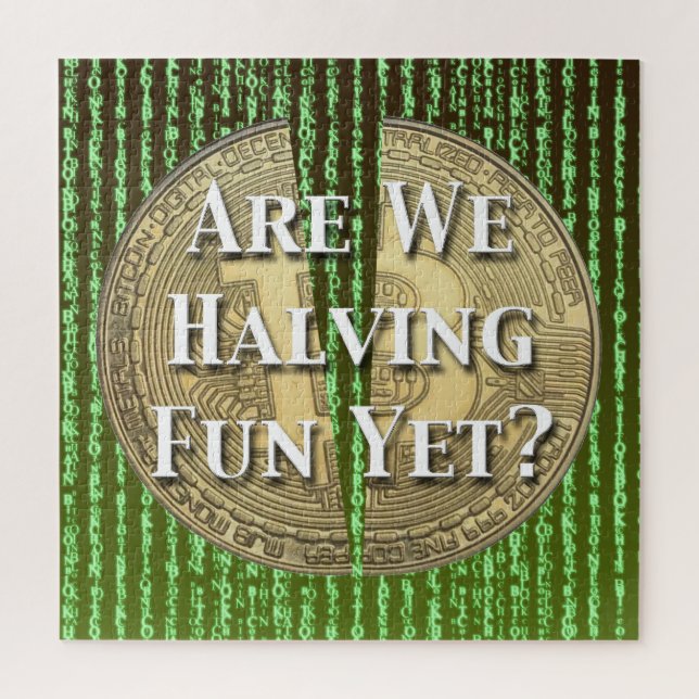 Bitcoin Halving Event Jigsaw Puzzle (Vertical)