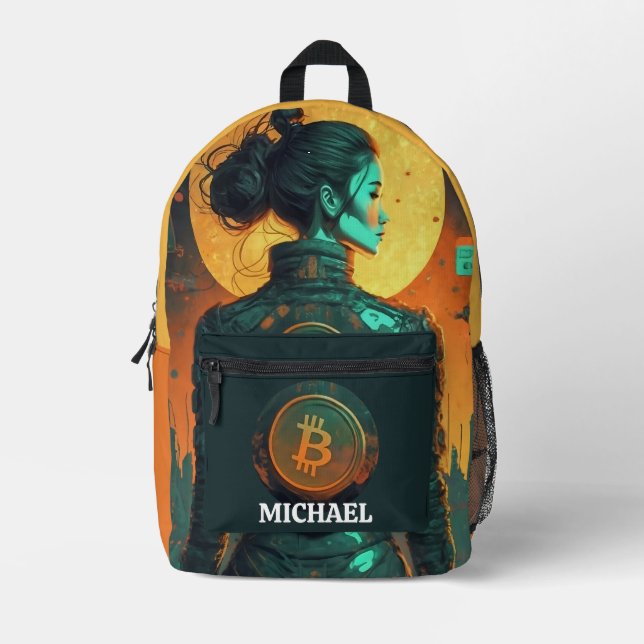 bitcoin heroine BAG FOR OFFICE GIFT FOR HIM (Front)