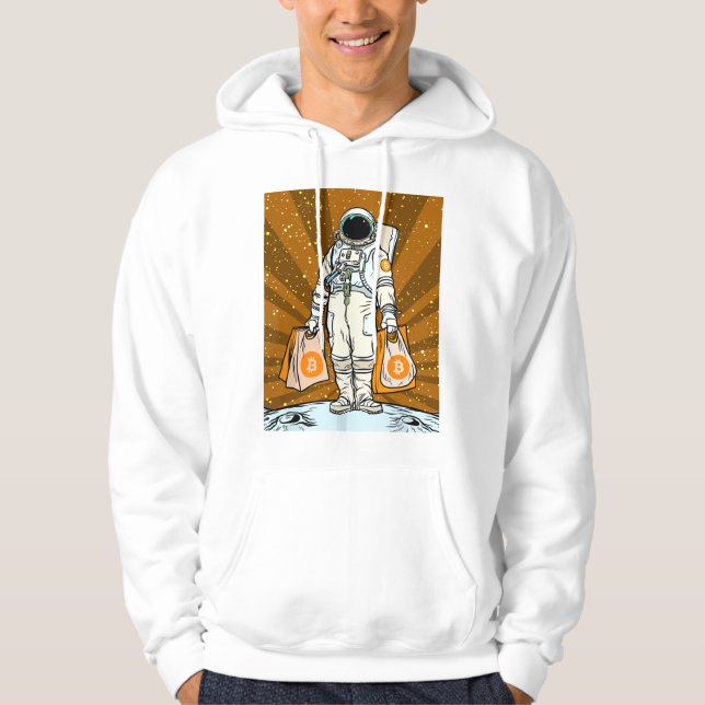 BITCOIN-HODL-Crypto Astronaut Hoodie (Front)