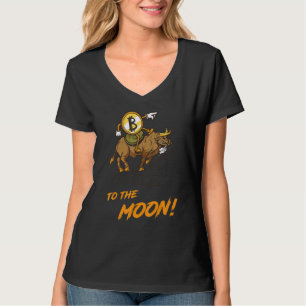 Bitcoin Hodl To The Moon Btc Bull Crypto Hodler T-Shirt