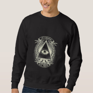 Bitcoin Illuminati Eye Cryptocurrency Digital Curr Sweatshirt
