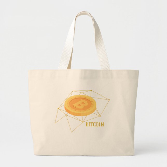 BITCOIN LARGE TOTE BAG (Front)