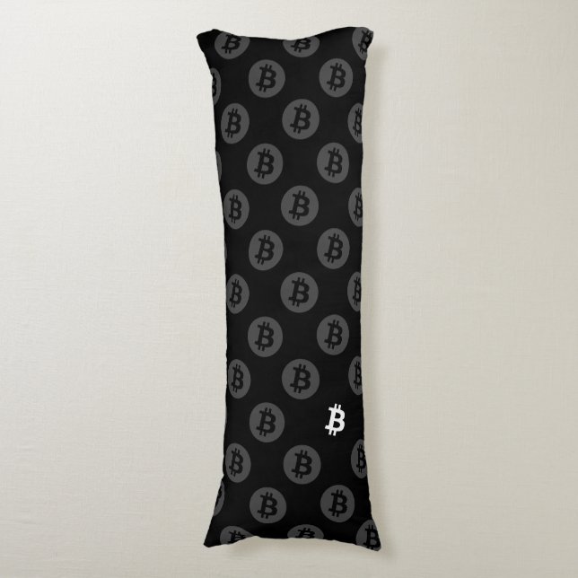 Bitcoin Logo Body Cushion (Front Vertical)