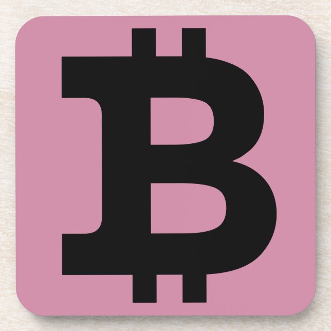 Bitcoin logo coaster (Front)
