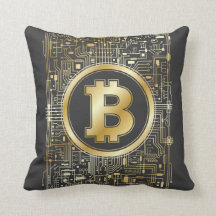 Bitcoin Logo Crypto Circuit Board Cryptocurrency
