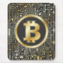 Bitcoin Logo Crypto Circuit Board Cryptocurrency