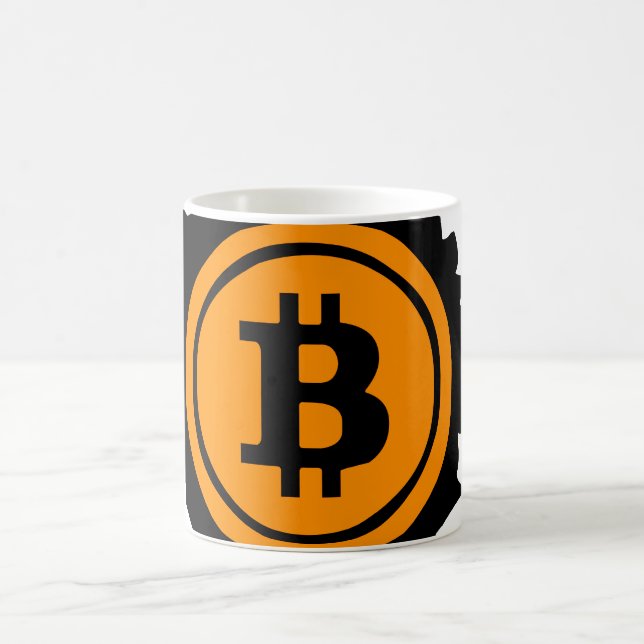 Bitcoin Logo Crypto Currency Coffee Mug (Center)