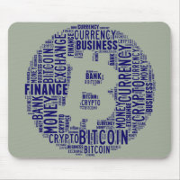 Bitcoin logo graphic wordart