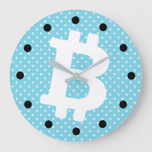 Bitcoin logo graphics business, office wall