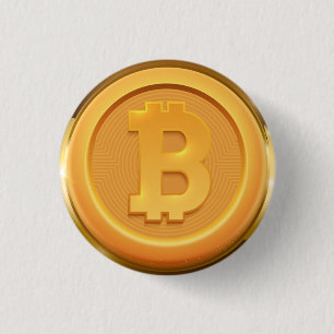 Bitcoin Logo HODL BTC Crypto Cryptocurrency Keycha 3 Cm Round Badge
