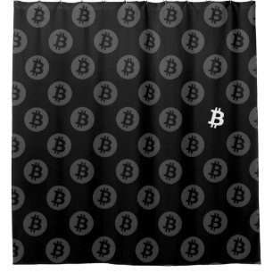 Bitcoin Logo Shower Curtain