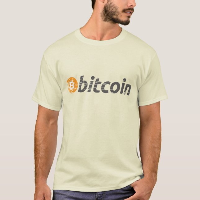 Bitcoin Logo simple T-Shirt (Front)