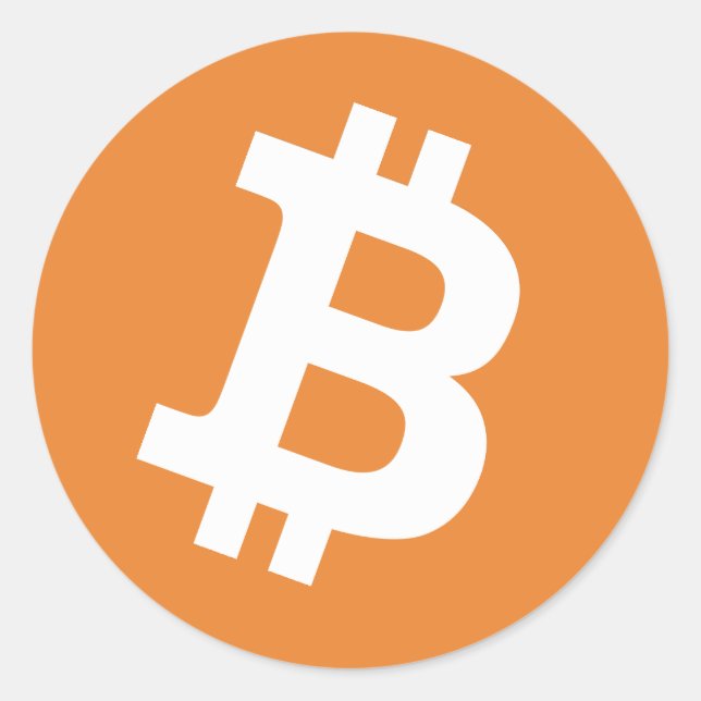 Bitcoin logo stickers (Front)