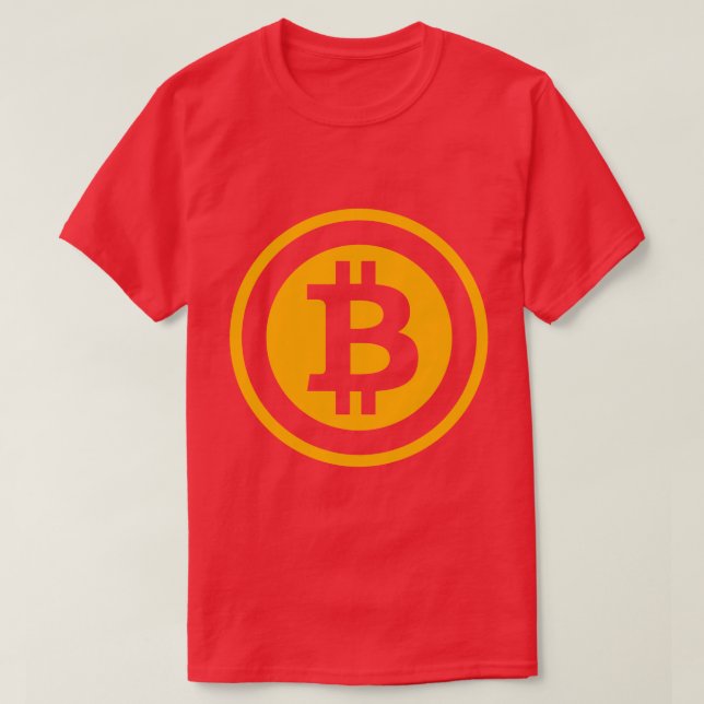 Bitcoin logo T-Shirt (Design Front)