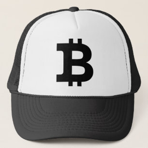 Bitcoin logo trucker hat