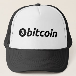 Bitcoin logo trucker hat