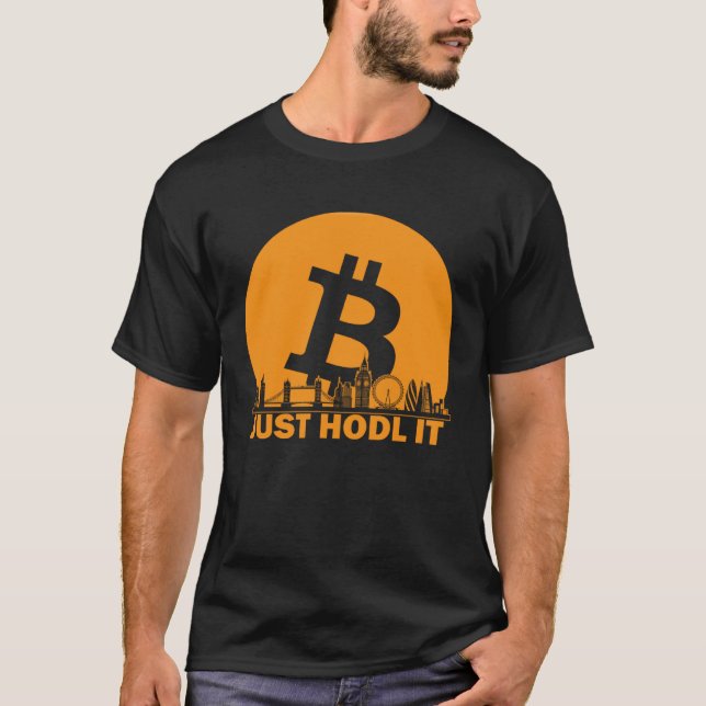 Bitcoin London Skyline  London Bitcoin Maximalist T-Shirt (Front)