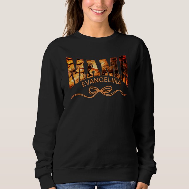 Bitcoin MAMA Coquette Personalised Sweatshirt (Front)