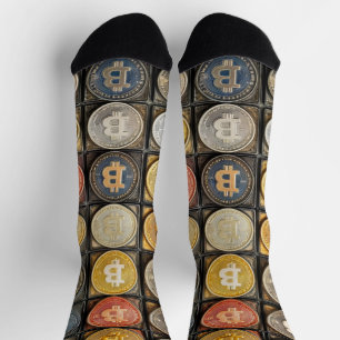 Bitcoin Men’s Style Socks for Crypto Lover