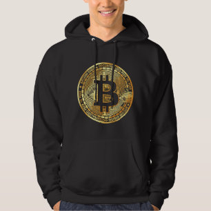 Bitcoin - Metal Coin Design - BTC Hoodie