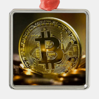 bitcoin metal tree decoration
