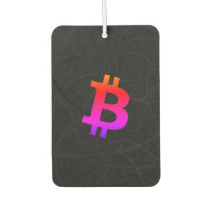 Bitcoin Miami Neuron Black Car Air Freshener