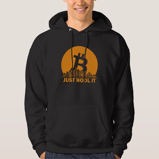 Bitcoin Milan Skyline  Milan Bitcoin Maximalist Hoodie (Front)