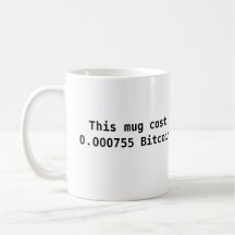 Bitcoin mug.
