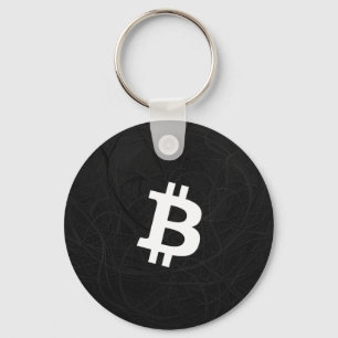 Bitcoin Neuron Black Key Ring