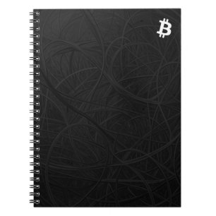 Bitcoin Neuron Black Notebook