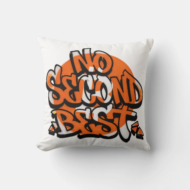 Bitcoin: No Second Best (Style 3) Cushion (Front)