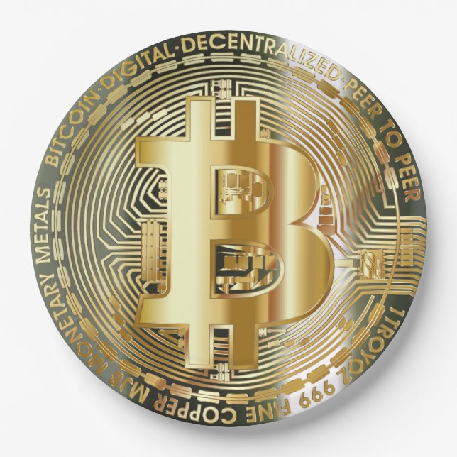 Bitcoin Paper Plate (Front)