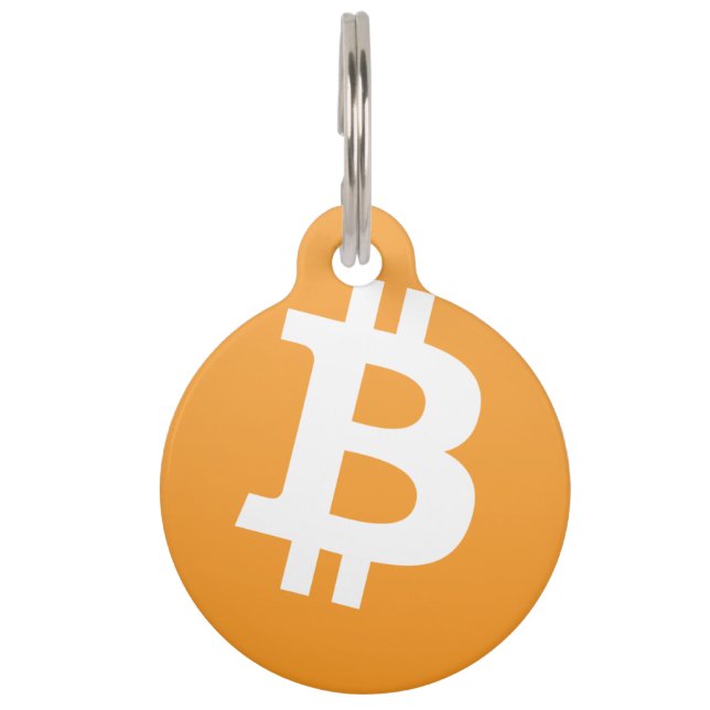 Bitcoin Pet Tag (Front)
