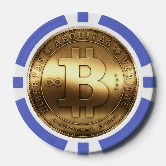 Bitcoin Poker Chip (Front)