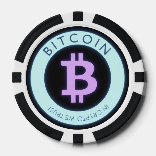 Bitcoin poker chips! poker chips (Front)