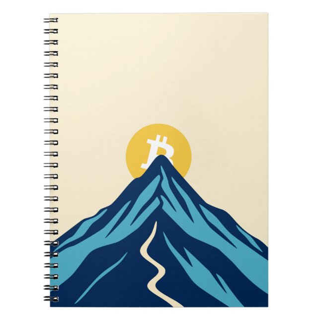 Bitcoin Rising Notebook (Front)