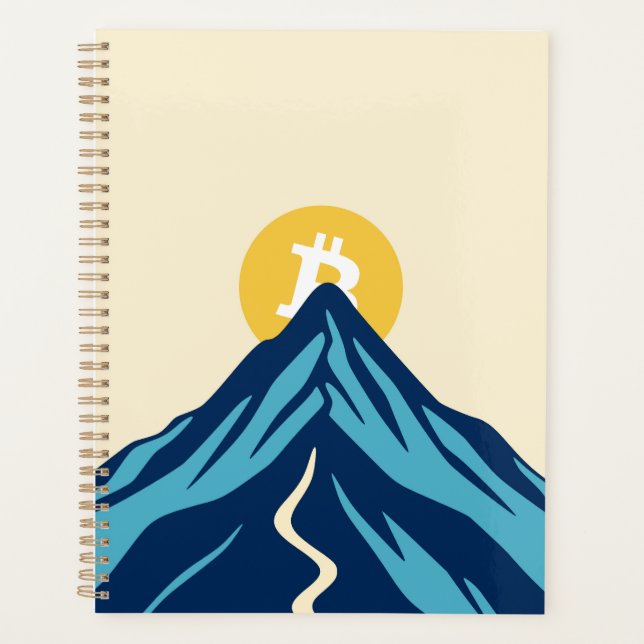 Bitcoin Rising Planner (Front)