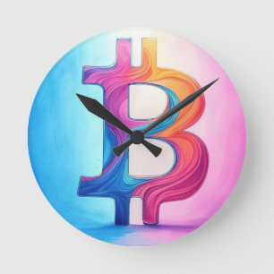 Bitcoin Round Clock