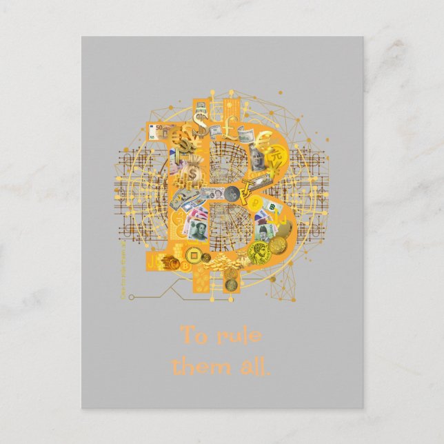 Bitcoin Rule Postcard (Front)