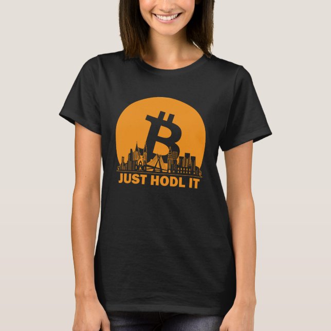 Bitcoin São Paulo Skyline  São Paulo Bitcoin Maxim T-Shirt (Front)