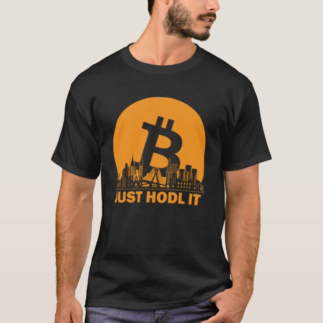 Bitcoin São Paulo Skyline  São Paulo Bitcoin Maxim T-Shirt (Front)