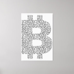 Bitcoin Simple  Canvas Print
