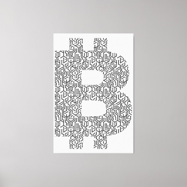Bitcoin Simple  Canvas Print (Front)
